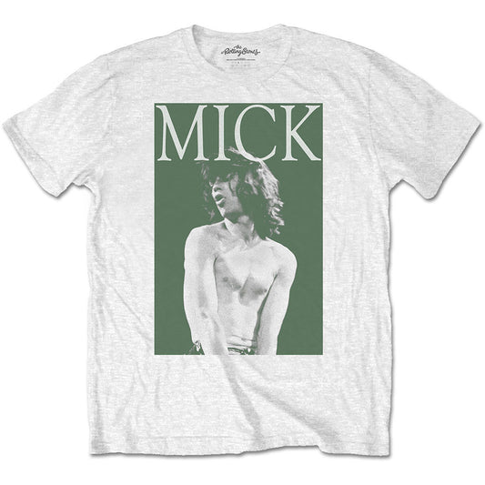 The Rolling Stones Unisex T-Shirt: Mick Photo Version 2 T-Shirt