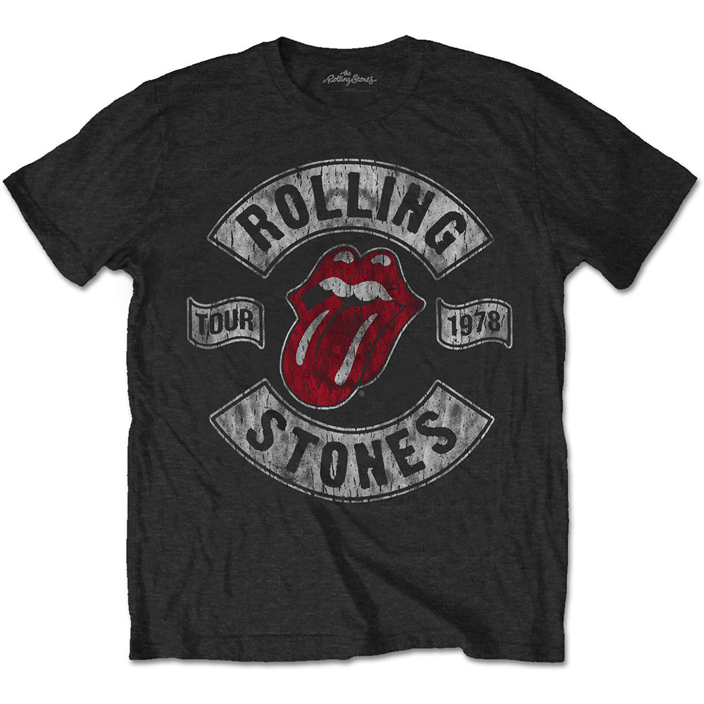 The Rolling Stones Unisex T-Shirt: US Tour 1978 (Back Print) T-Shirt