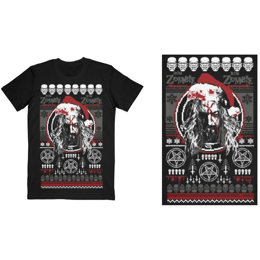 Rob Zombie Unisex T-Shirt: Bloody Santa T-Shirt