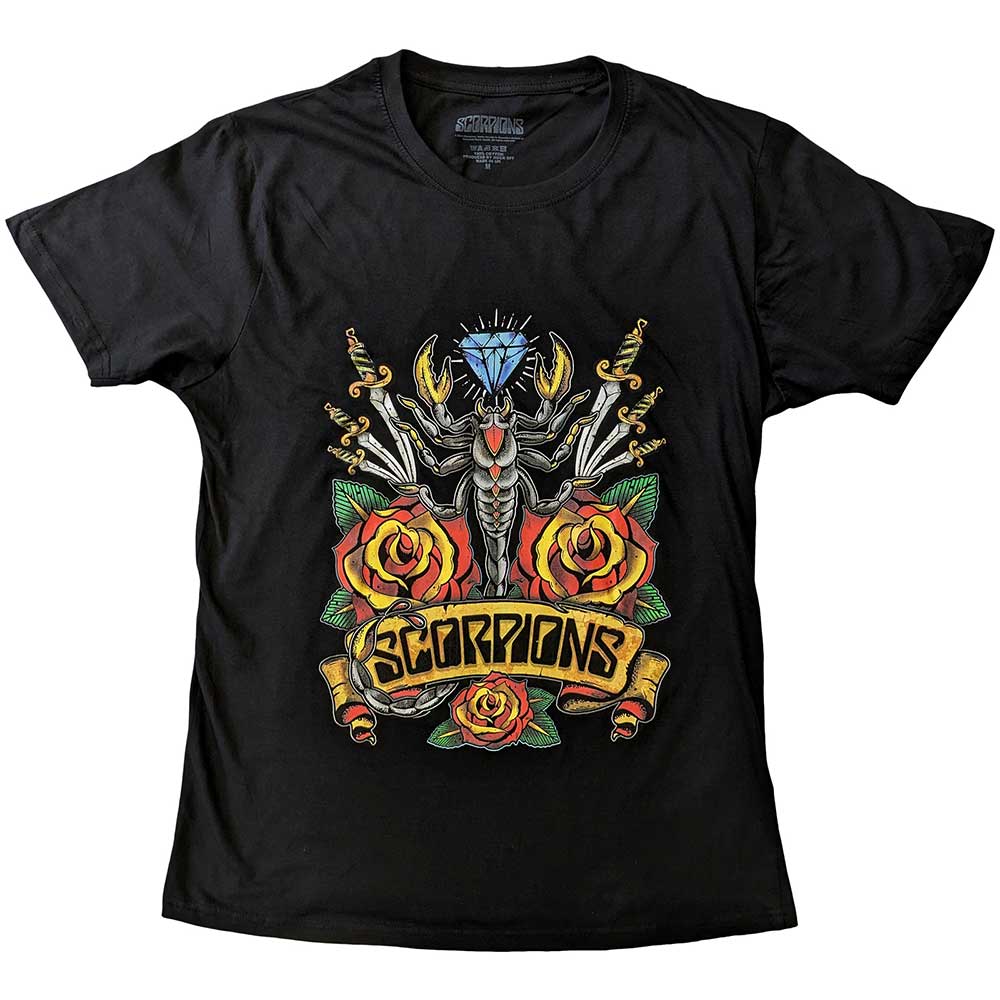 Scorpions Unisex T-Shirt: Traditional Tattoo T-Shirt