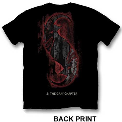 Slipknot Unisex T-Shirt: .5: The Gray Chapter (Back Print) T-Shirt