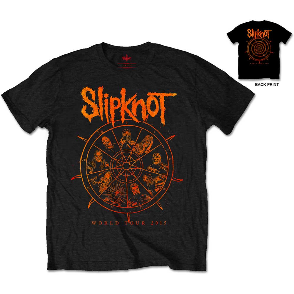 Een foto van een T-Shirt van Slipknot.