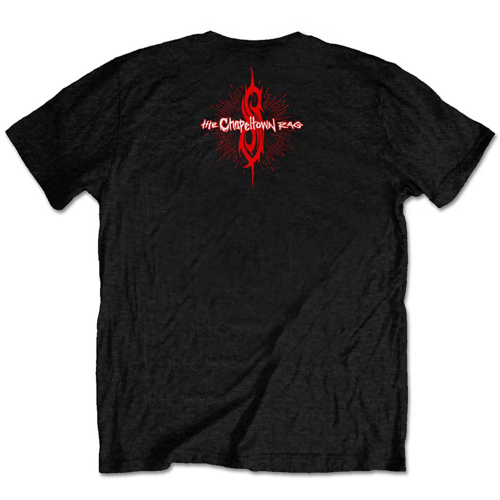 Slipknot Unisex T-Shirt: Chapeltown Rag Mask (Back Print) T-Shirt
