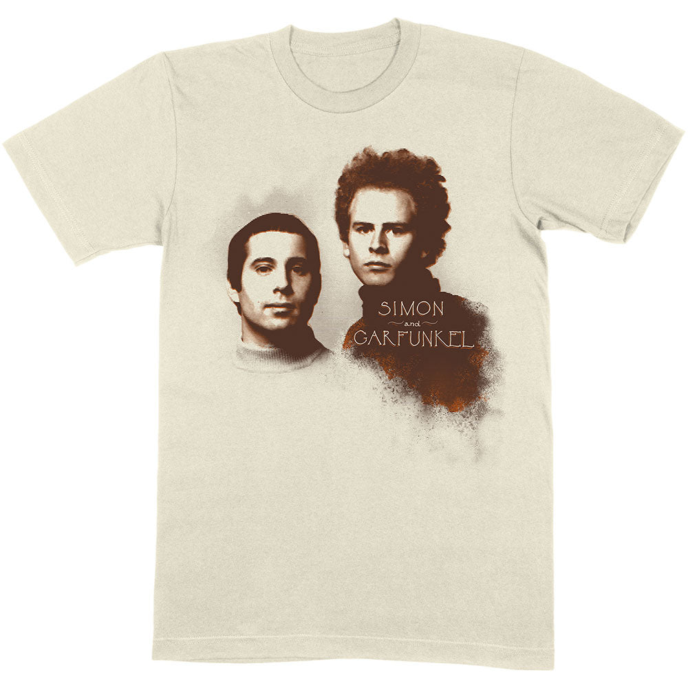 Simon & Garfunkel Unisex T-Shirt: Faces T-Shirt