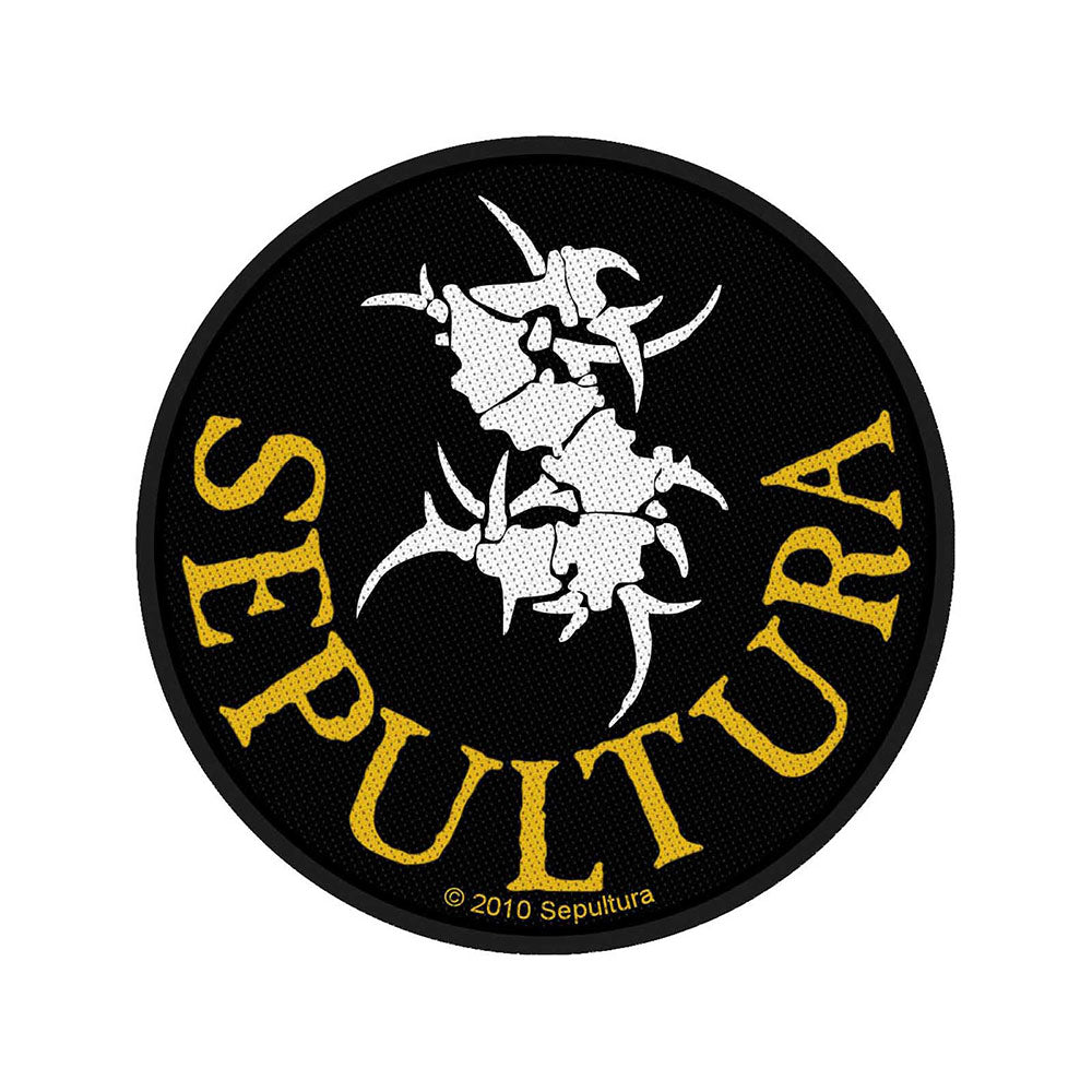 Sepultura Standard Patch: Sepultura Circular Logo (Loose) Standaard patch