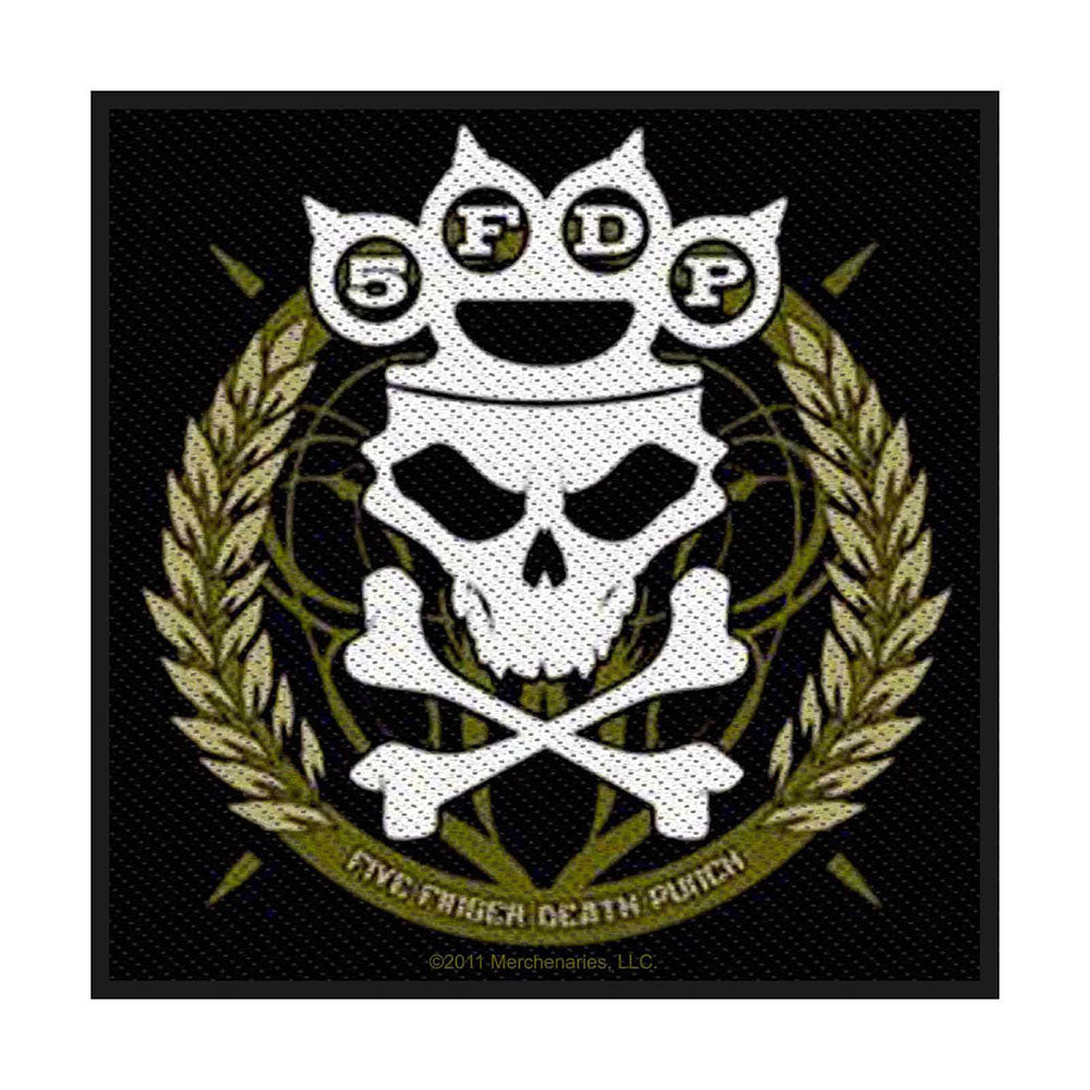 Five Finger Death Punch Standard Patch: Knuckles Crown (Loose) Standaard patch
