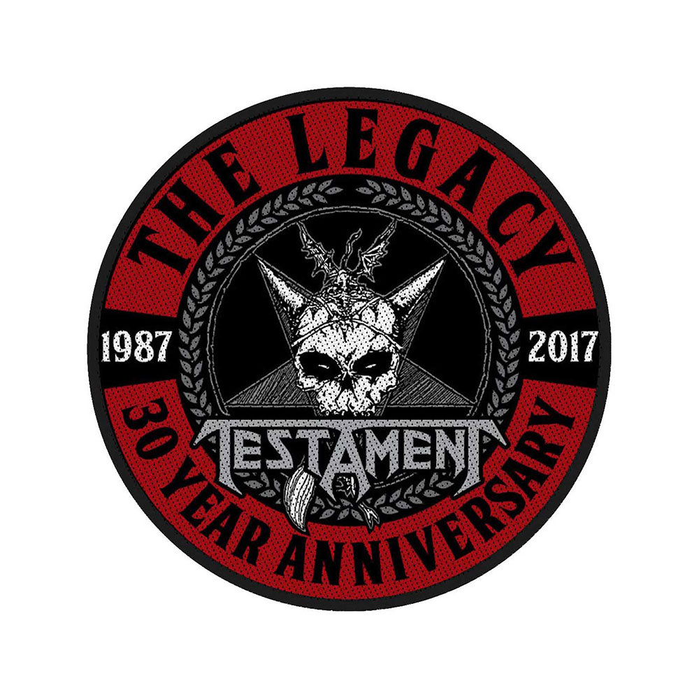 Testament Standard Patch: The Legacy 30 Year Anniversary (Loose) Standaard patch