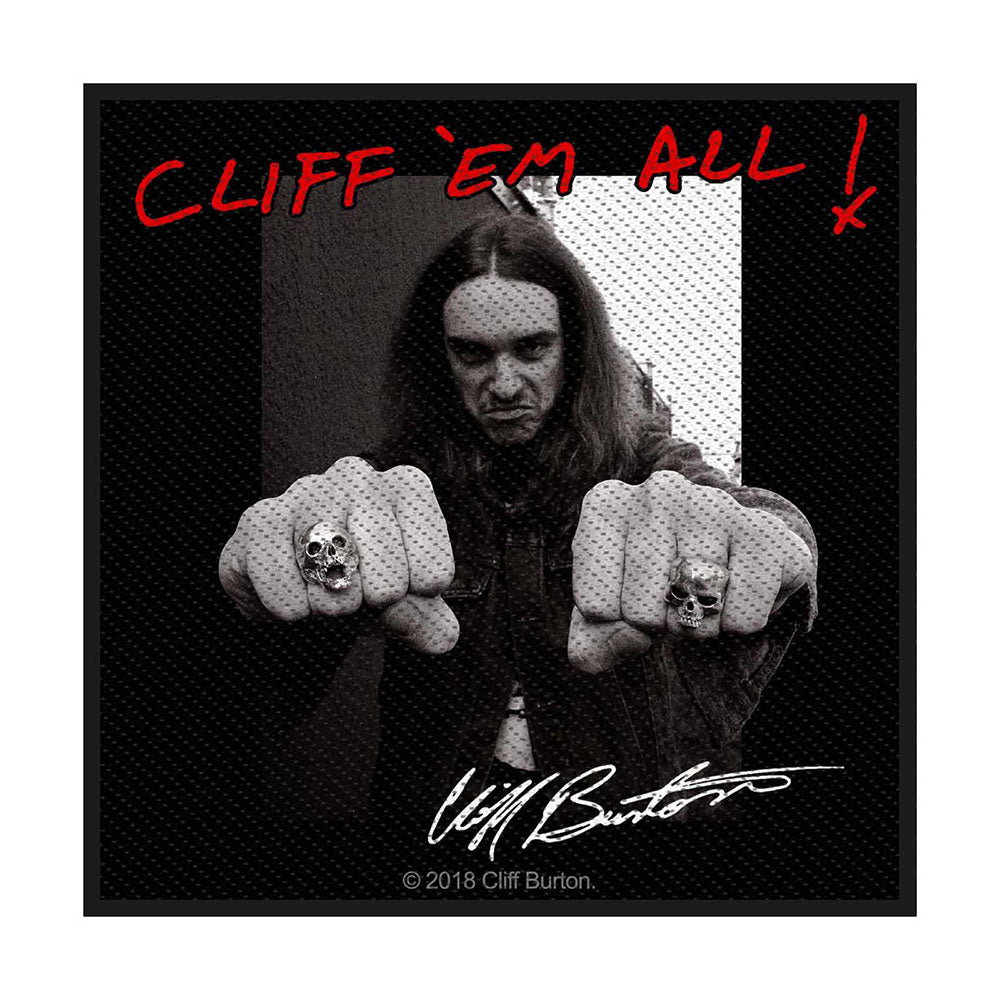 Metallica Standard Patch: Cliff 'Em All (Loose) Standaard patch