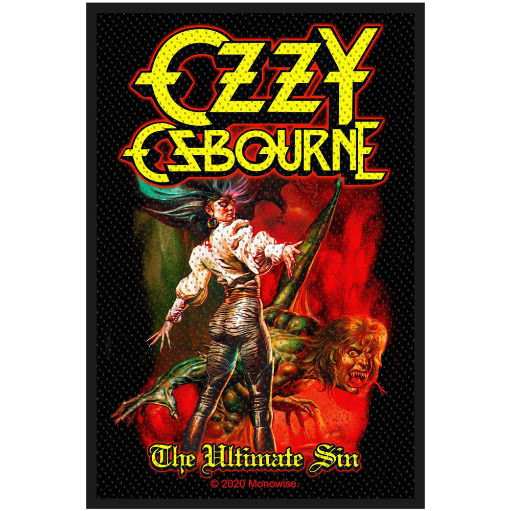 Ozzy Osbourne Standard Patch: The Ultimate Sin (Loose) Standaard patch