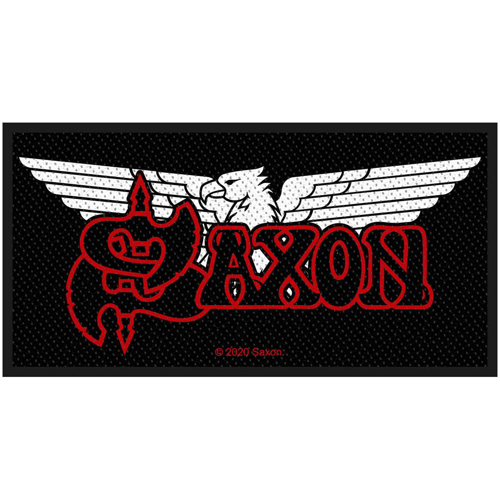 Saxon Standard Patch: Logo/Eagle (Loose) Standaard patch