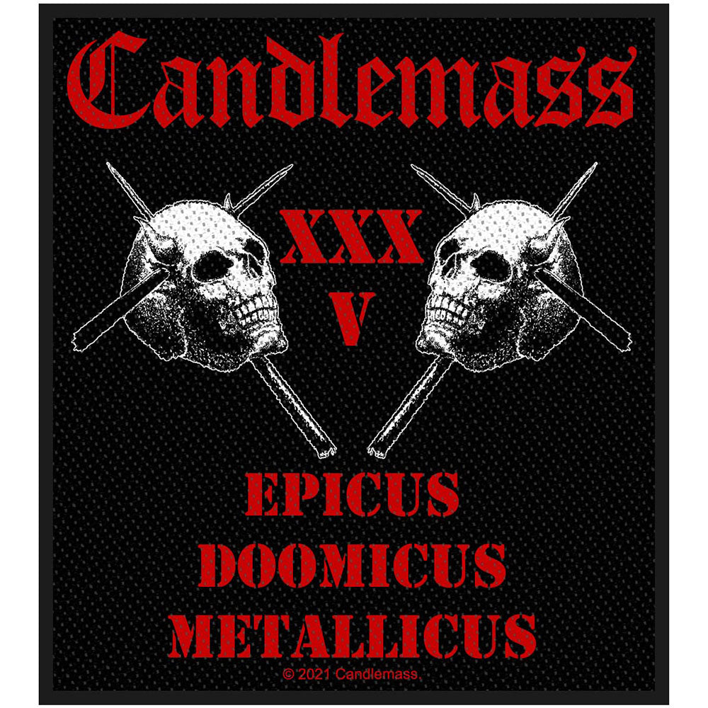 Candlemass Standard Patch: Epicus 35th Anniversary (Loose) Standaard patch