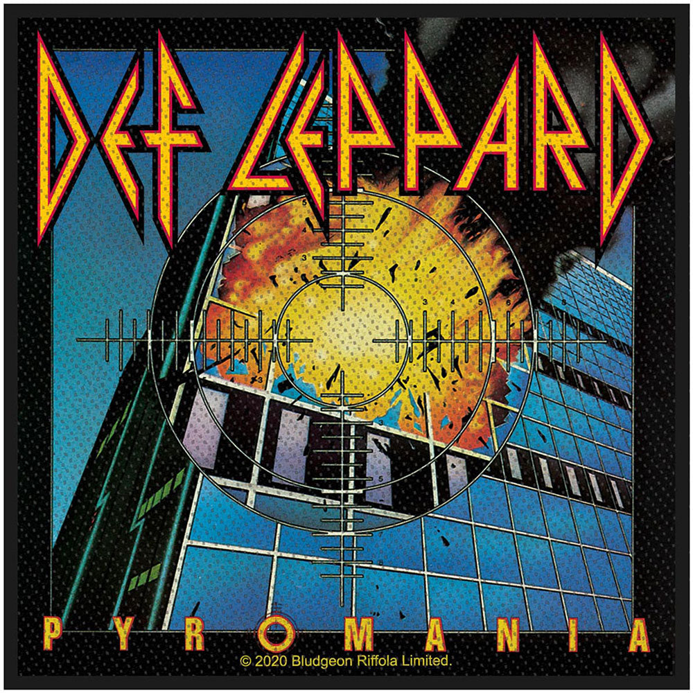 Def Leppard Standard Patch: Pyromania (Loose) Standaard patch
