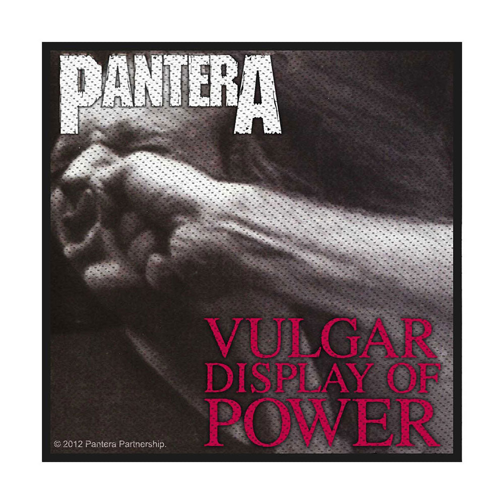 Pantera Standard Patch: Vulgar Display Of Power (Retail Pack) Standaard patch