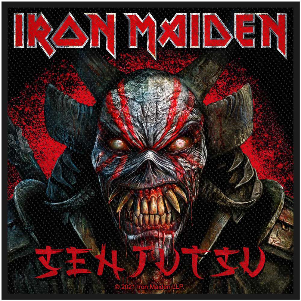 Iron Maiden Standard Patch: Senjutsu Back Cover (Retail Pack) Standaard patch