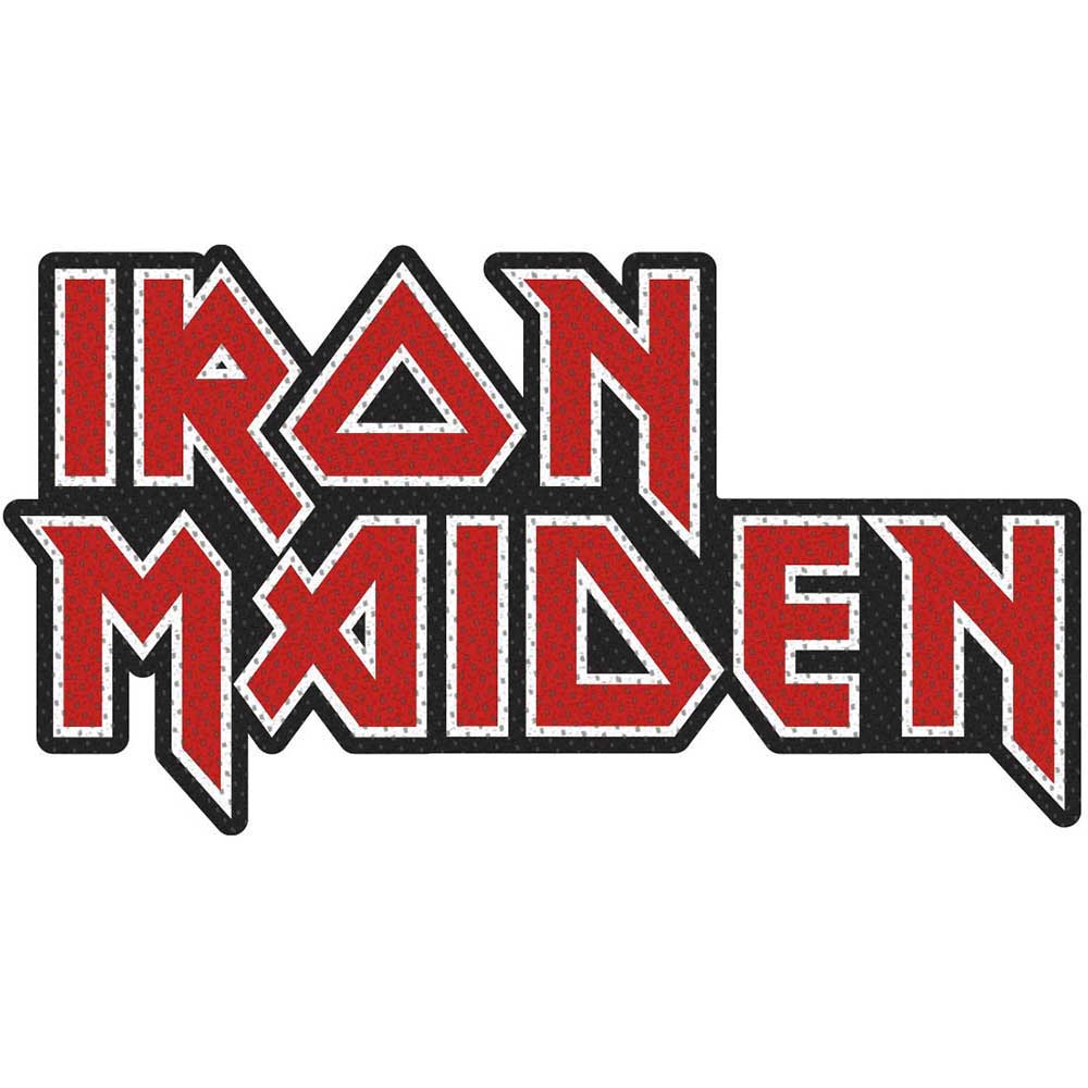 Iron Maiden Standard Patch: Logo Cut Out (Retail Pack) Standaard patch