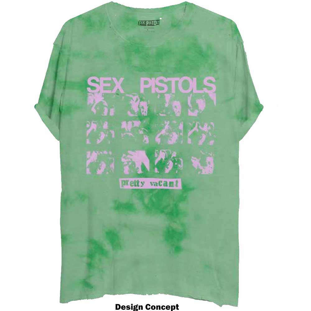 The Sex Pistols Unisex T-Shirt: Pretty Vacant (Wash Collection) T-Shirt