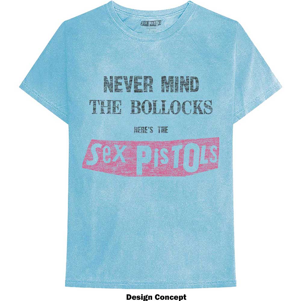 The Sex Pistols Unisex T-Shirt: Never Mind the Bollocks Distressed (Wash Collection) T-Shirt