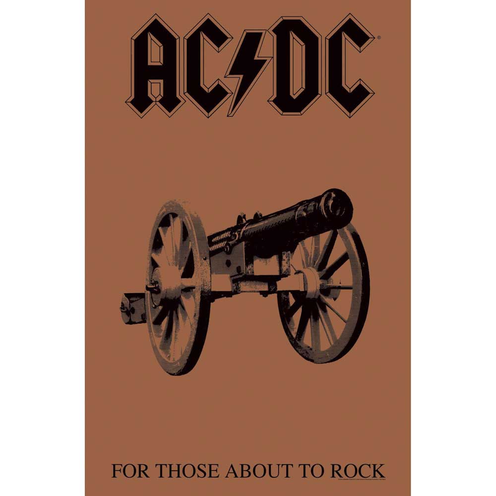 AC/DC Textile Poster: For Those About To Rock Textielposter