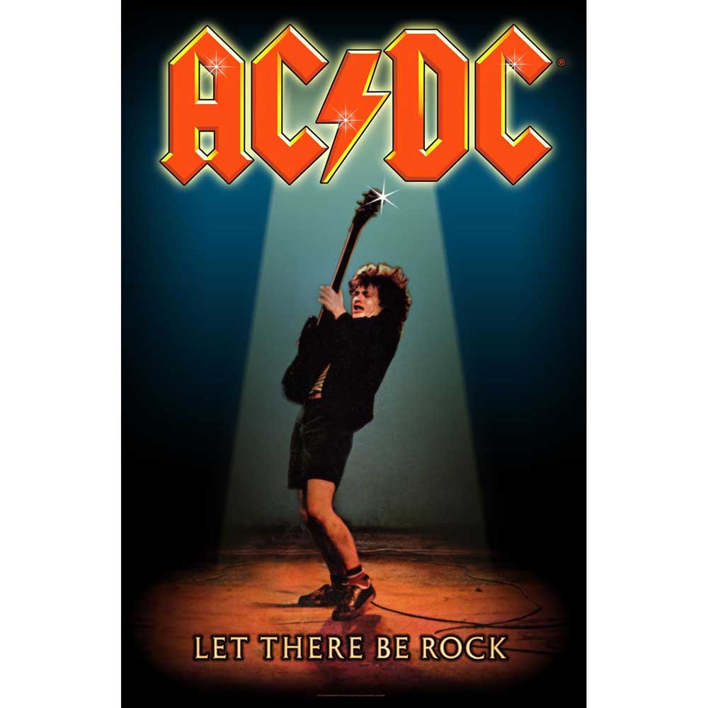 AC/DC Textile Poster: Let There Be Rock Textielposter