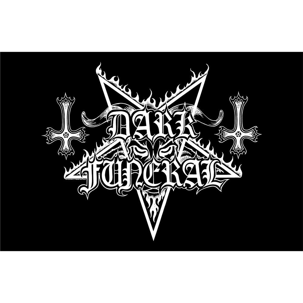 Dark Funeral Textile Poster: Logo Textielposter