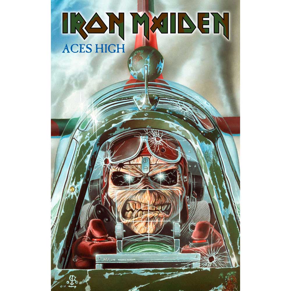 Iron Maiden Textile Poster: Aces High Textielposter