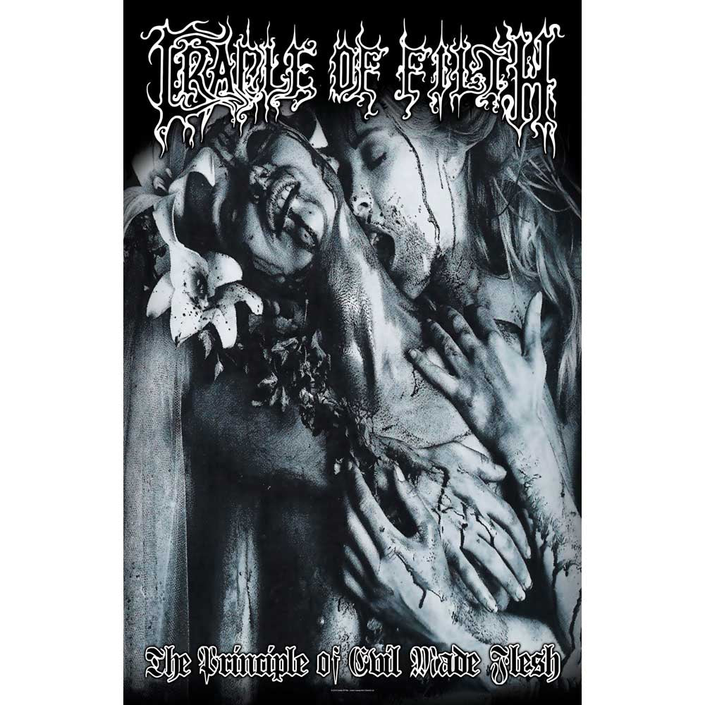 Cradle Of Filth Textile Poster: Principle Of Evil Made Flesh Textielposter