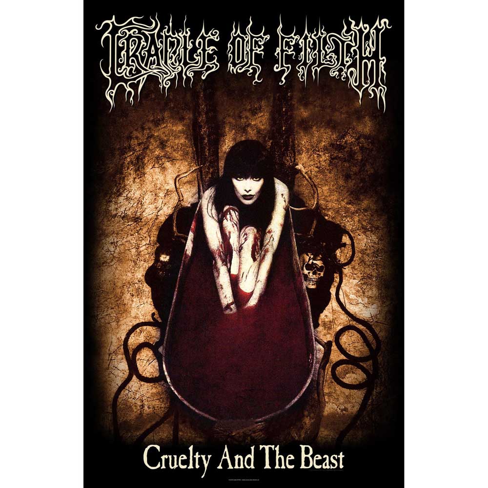 Cradle Of Filth Textile Poster: Cruelty And The Beast Textielposter