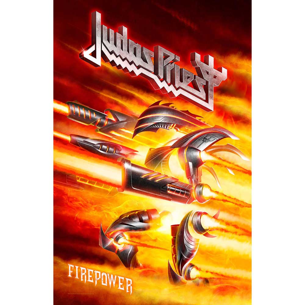 Judas Priest Textile Poster: Firepower Textielposter