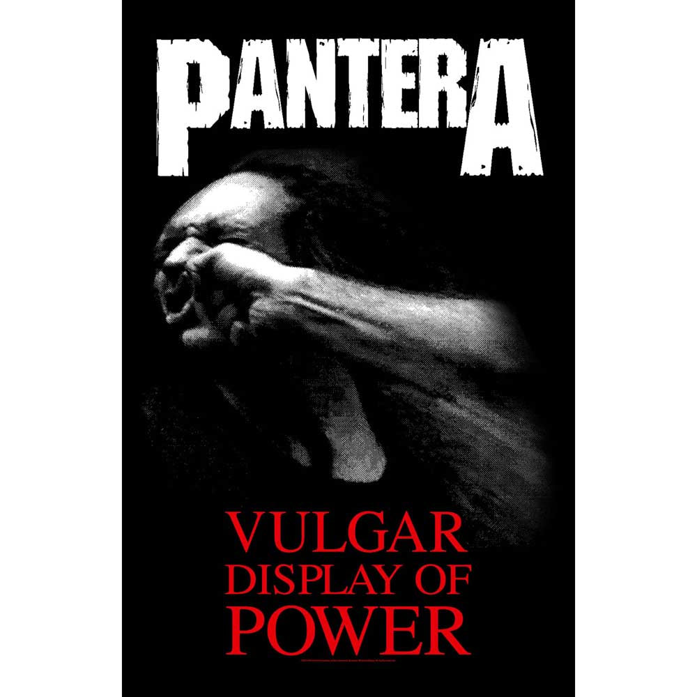 Pantera Textile Poster: Vulgar Display Of Power Textielposter