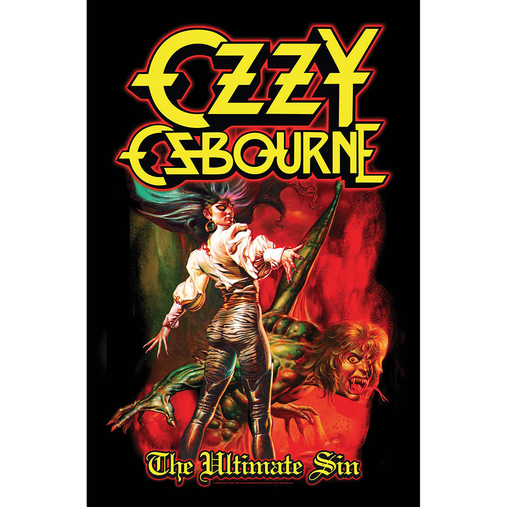 Ozzy Osbourne Textile Poster: The Ultimate Sin Textielposter
