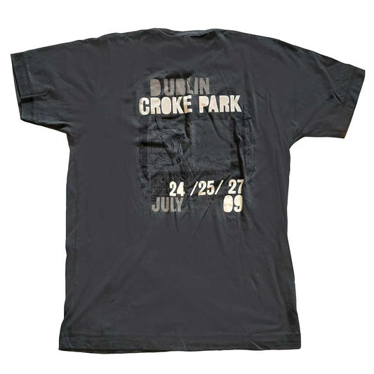 U2 Unisex T-Shirt: 360 Degree Tour Croke Park 2009 (Back Print) (Ex-Tour) T-Shirt