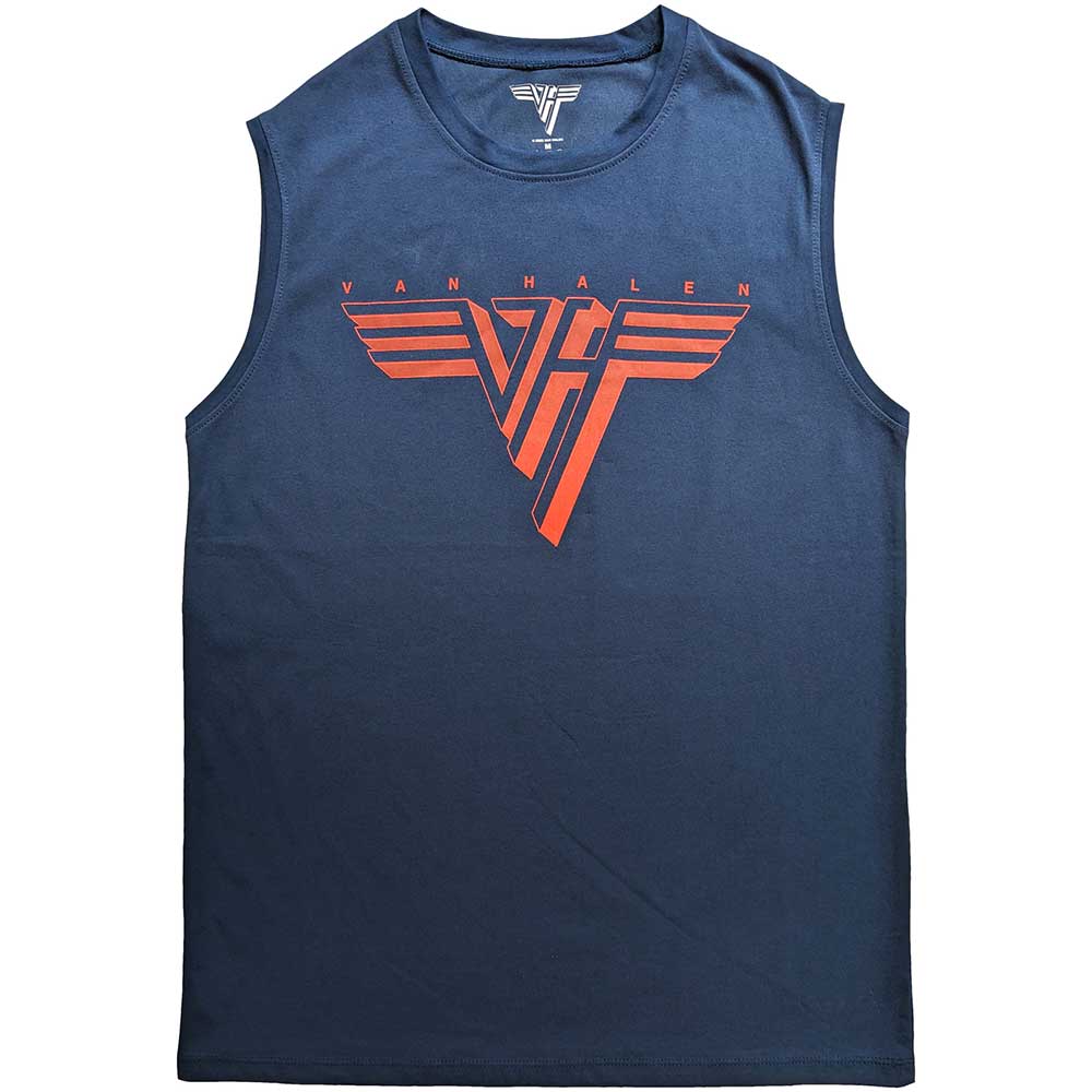 Van Halen Unisex Tank T-Shirt: Classic Red Logo Tank T-Shirt