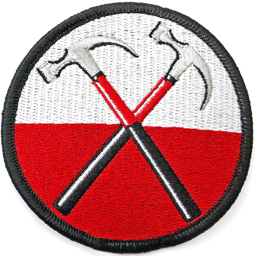 Pink Floyd Standard Patch: The Wall Hammers Circle Standaard patch