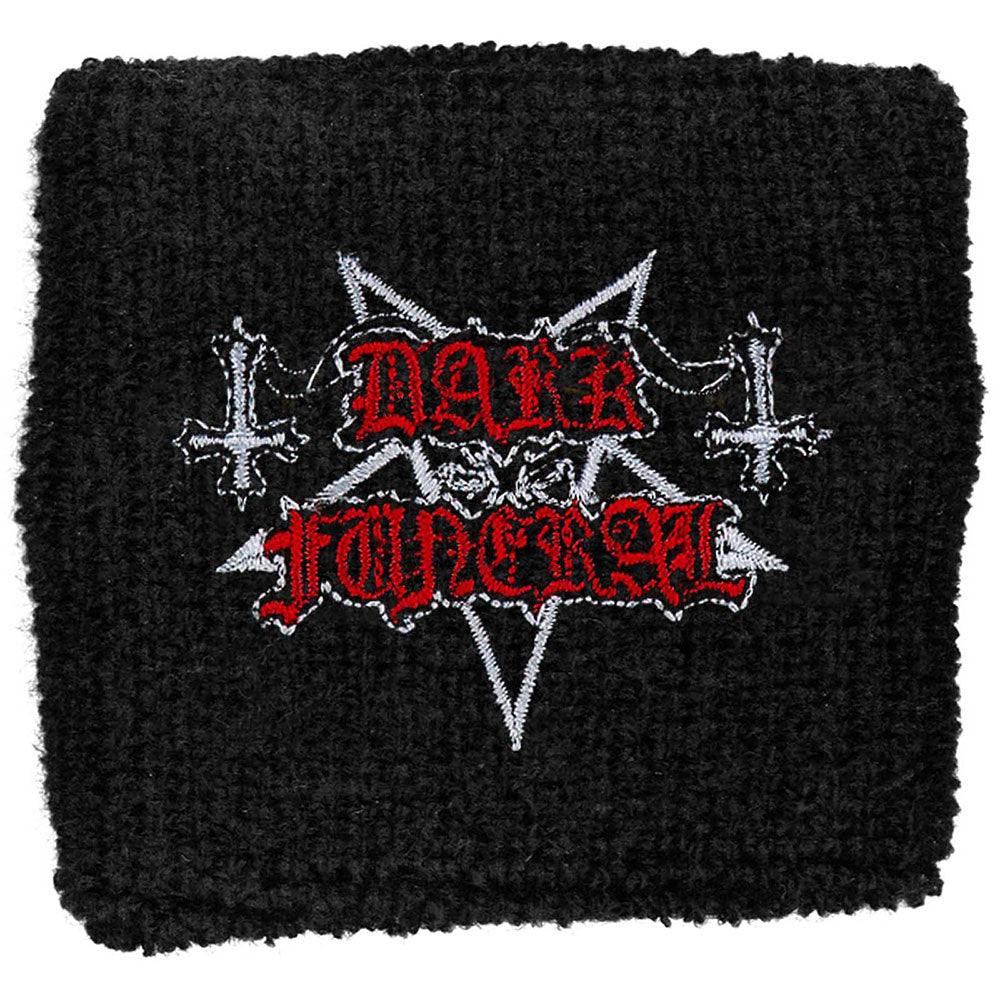 Dark Funeral Fabric Wristband: Logo (Loose) Stoffen polsband