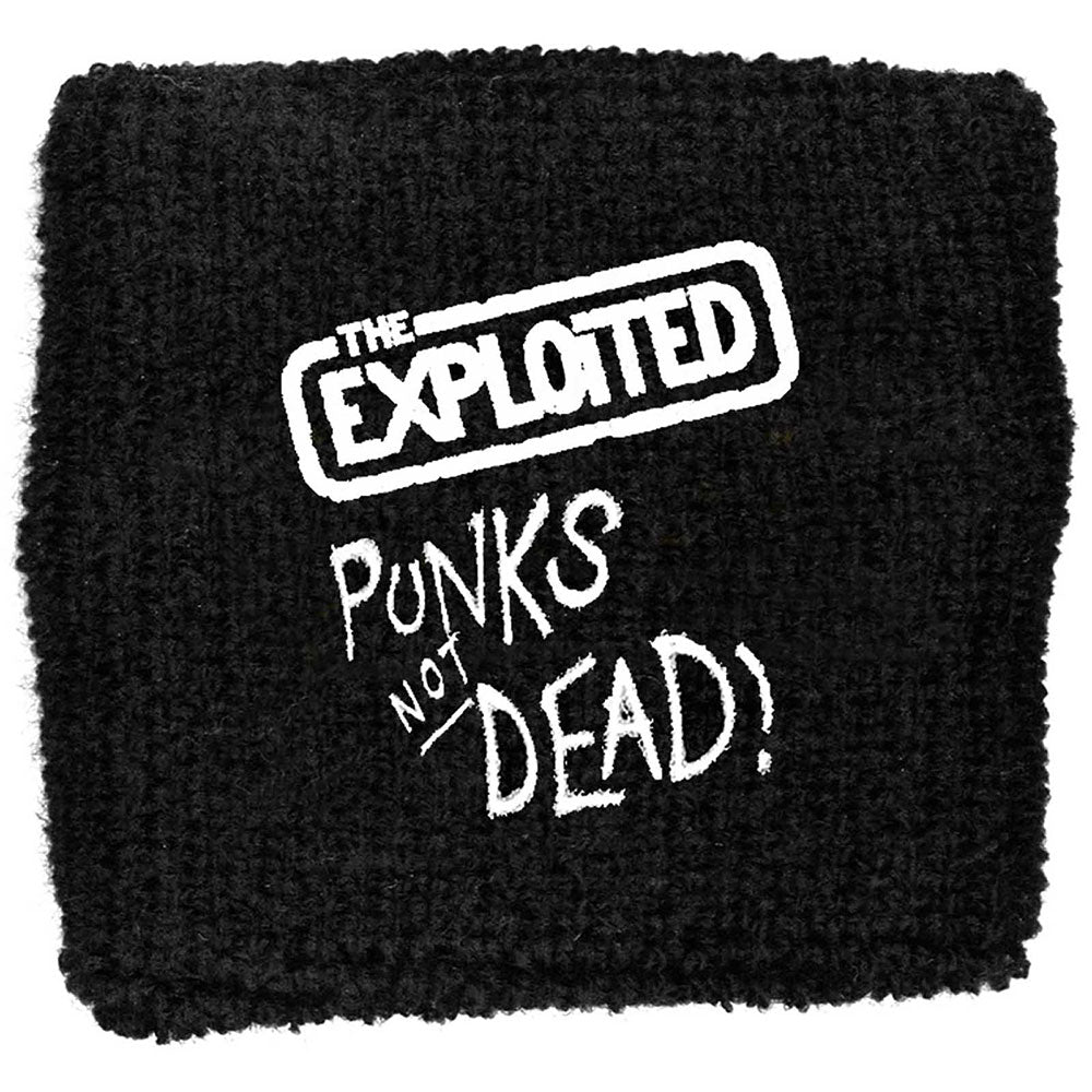 The Exploited Fabric Wristband: Punks Not Dead (Loose) Stoffen polsband