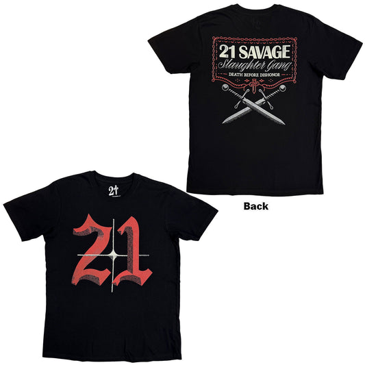 Een foto van een 21 Savage T-Shirt