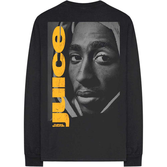 Een foto van een Tupac Lange Mouw T-Shirt