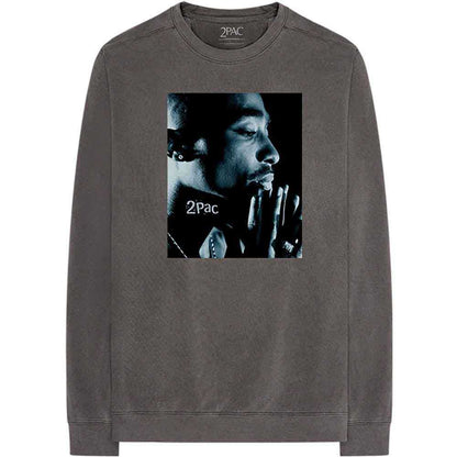 Een foto van een Tupac Lange Mouw T-Shirt