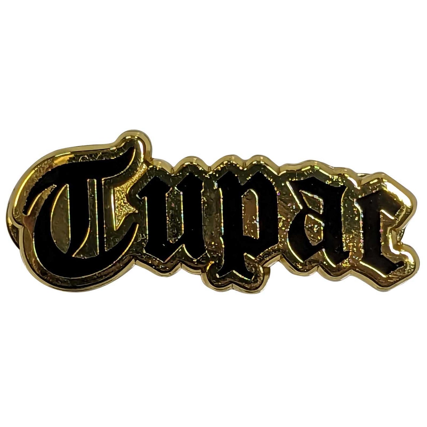Een foto van een Tupac Speld Badge