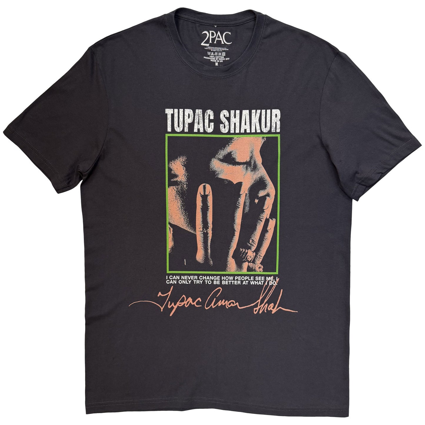 Een foto van een Tupac T-Shirt