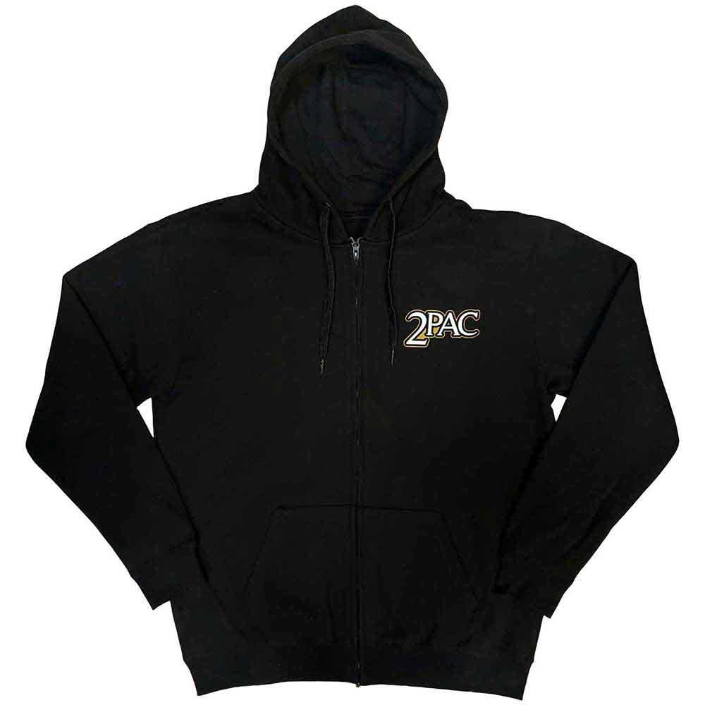 Een foto van een Tupac Rits Hoodie