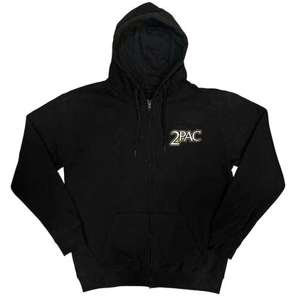 Een foto van een Tupac Rits Hoodie