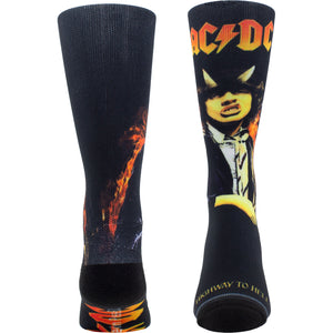 Een foto van een AC/DC Sokken