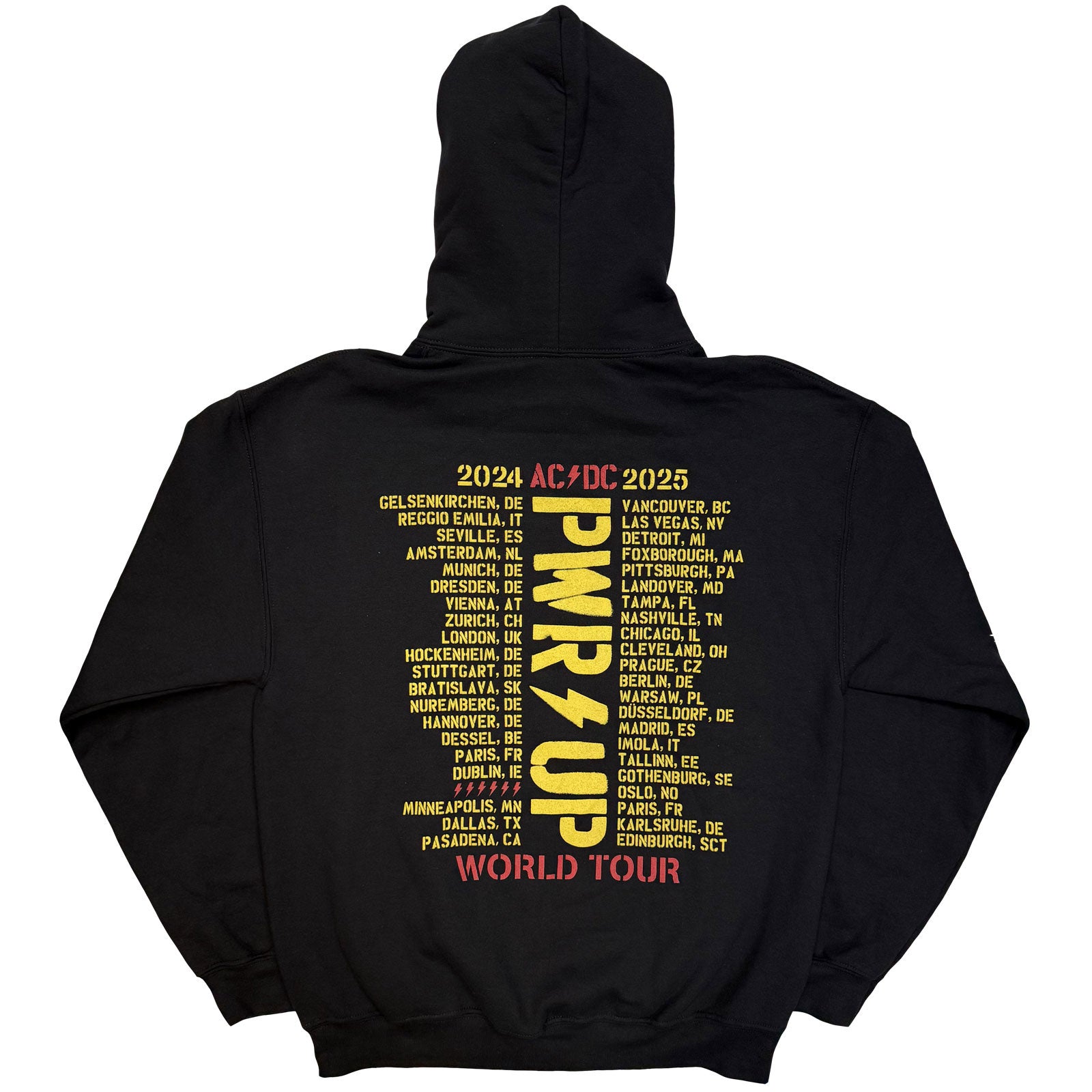 Een foto van een AC/DC Hoodie