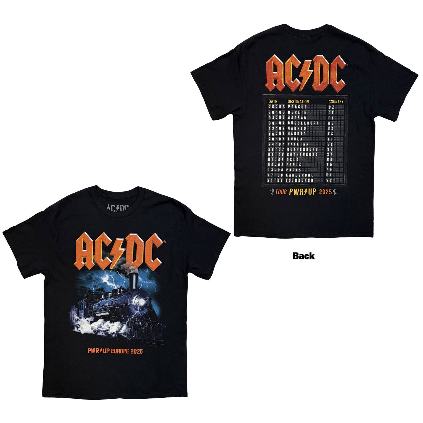 Een foto van een AC/DC T-Shirt