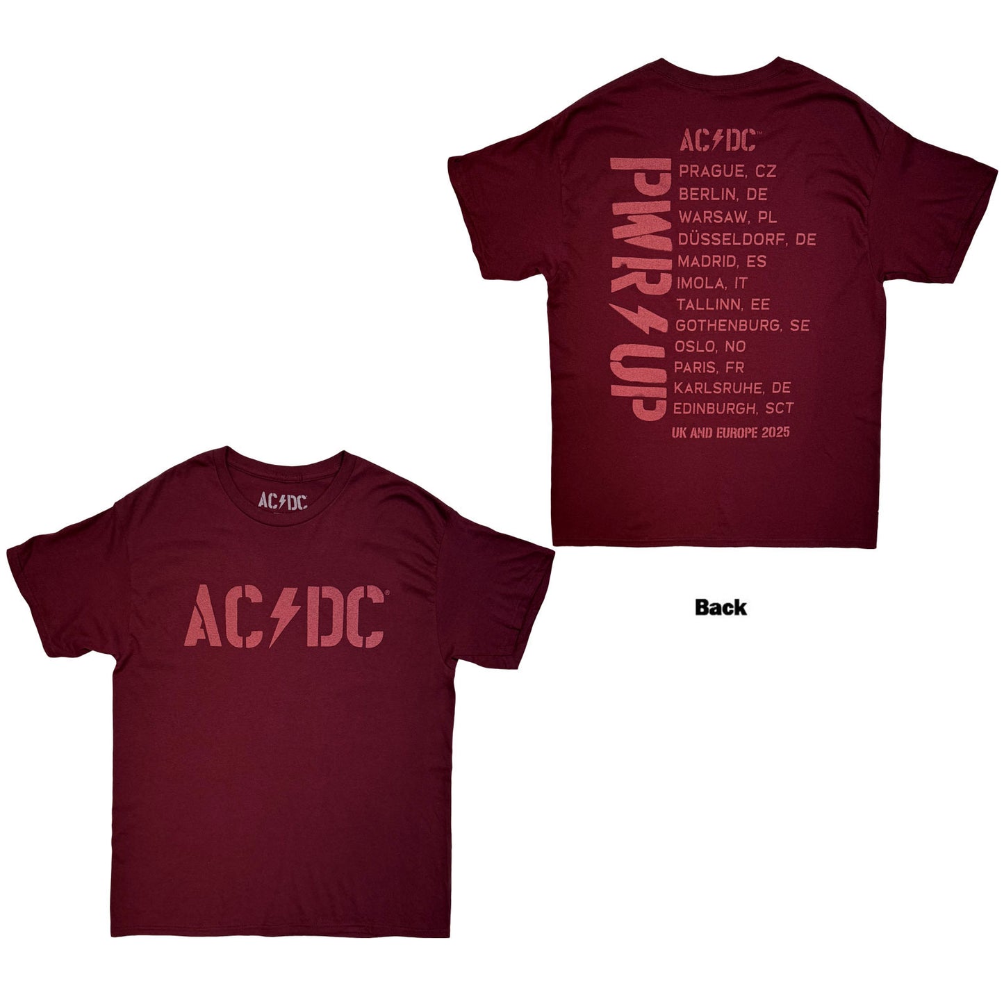 Een foto van een AC/DC T-Shirt