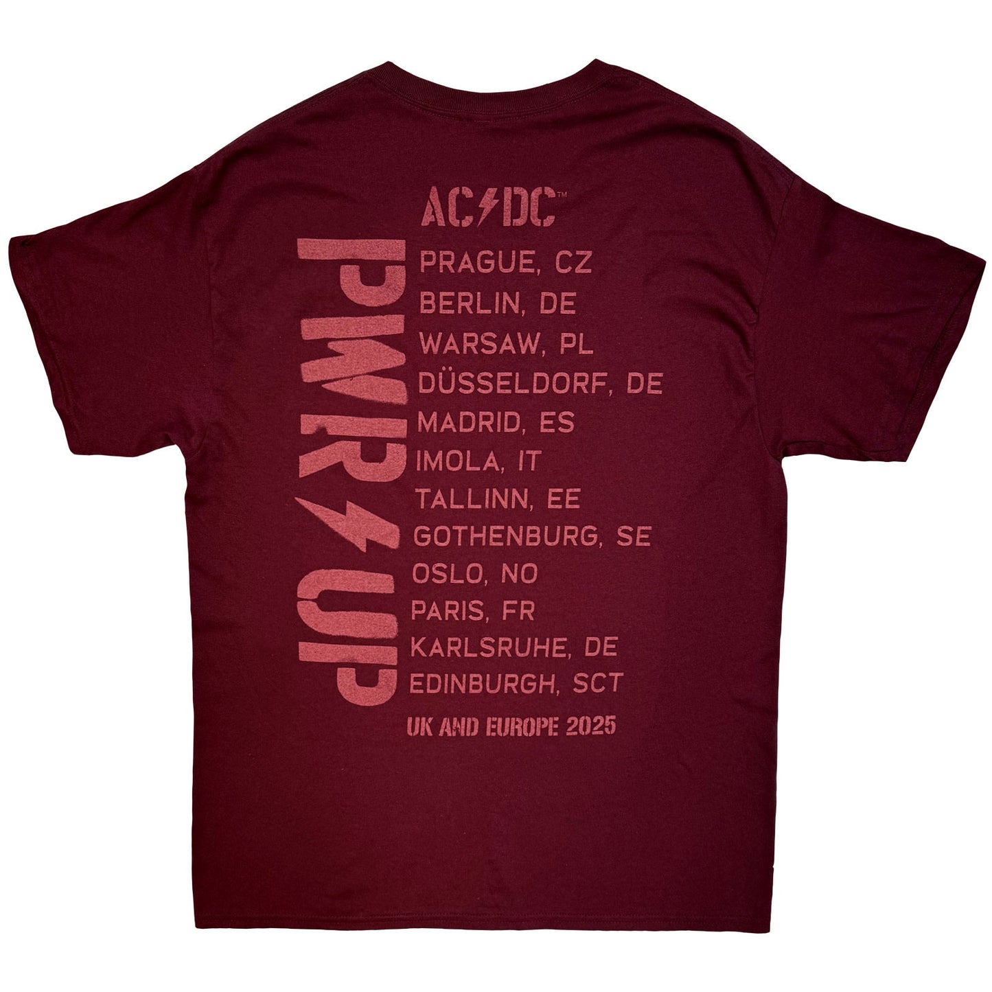 Een foto van een AC/DC T-Shirt