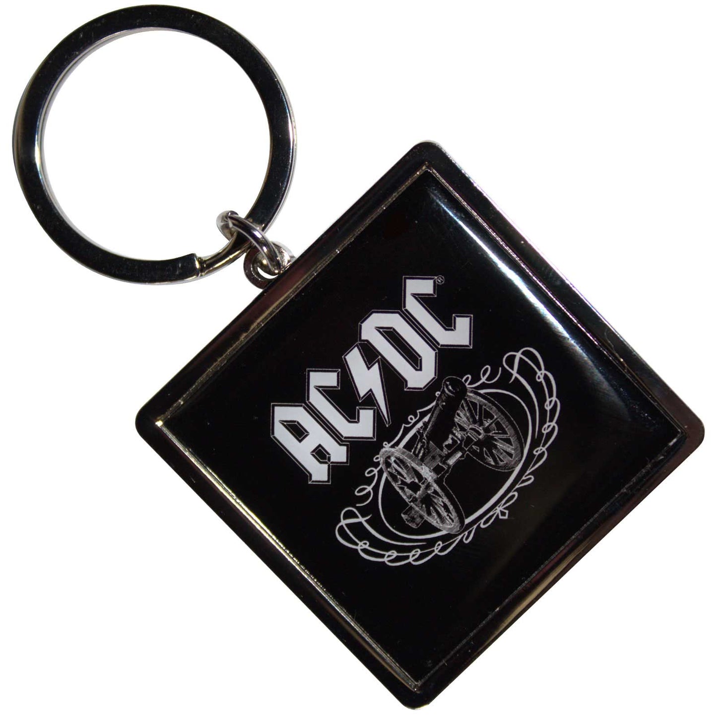 Een foto van een AC/DC Sleutelhanger