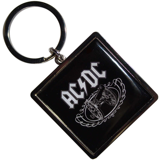 Een foto van een AC/DC Sleutelhanger