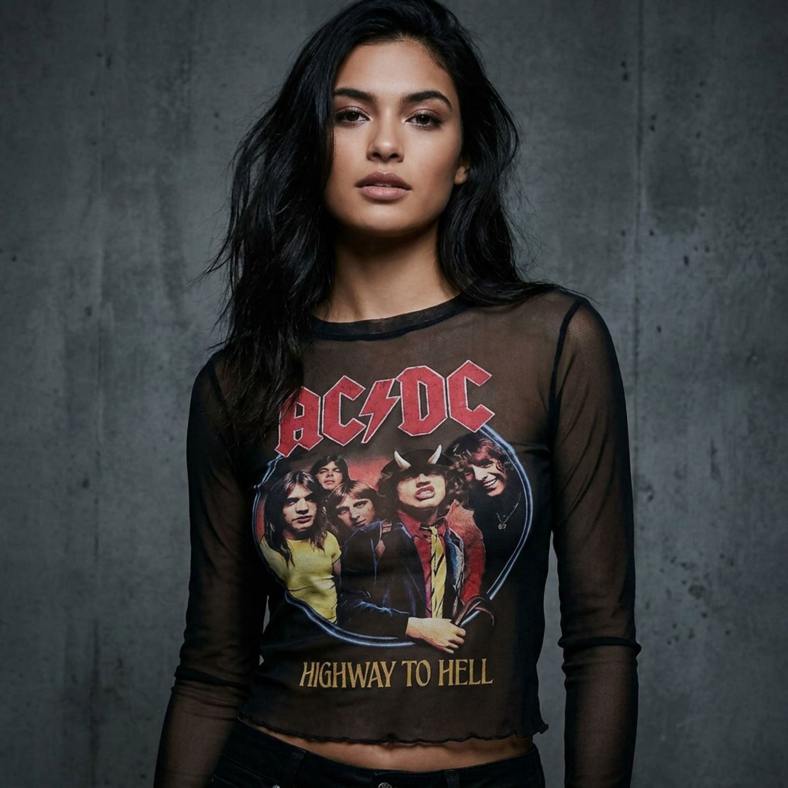 Een foto van een AC/DC T-Shirt